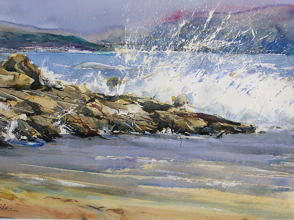 El mar — acuarelas marinas